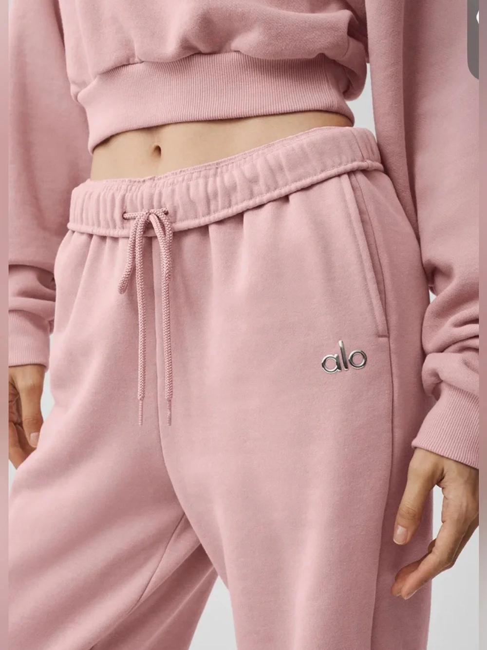 ALO Yoga Accolade Sweatpant Vintage Pink Small NWT